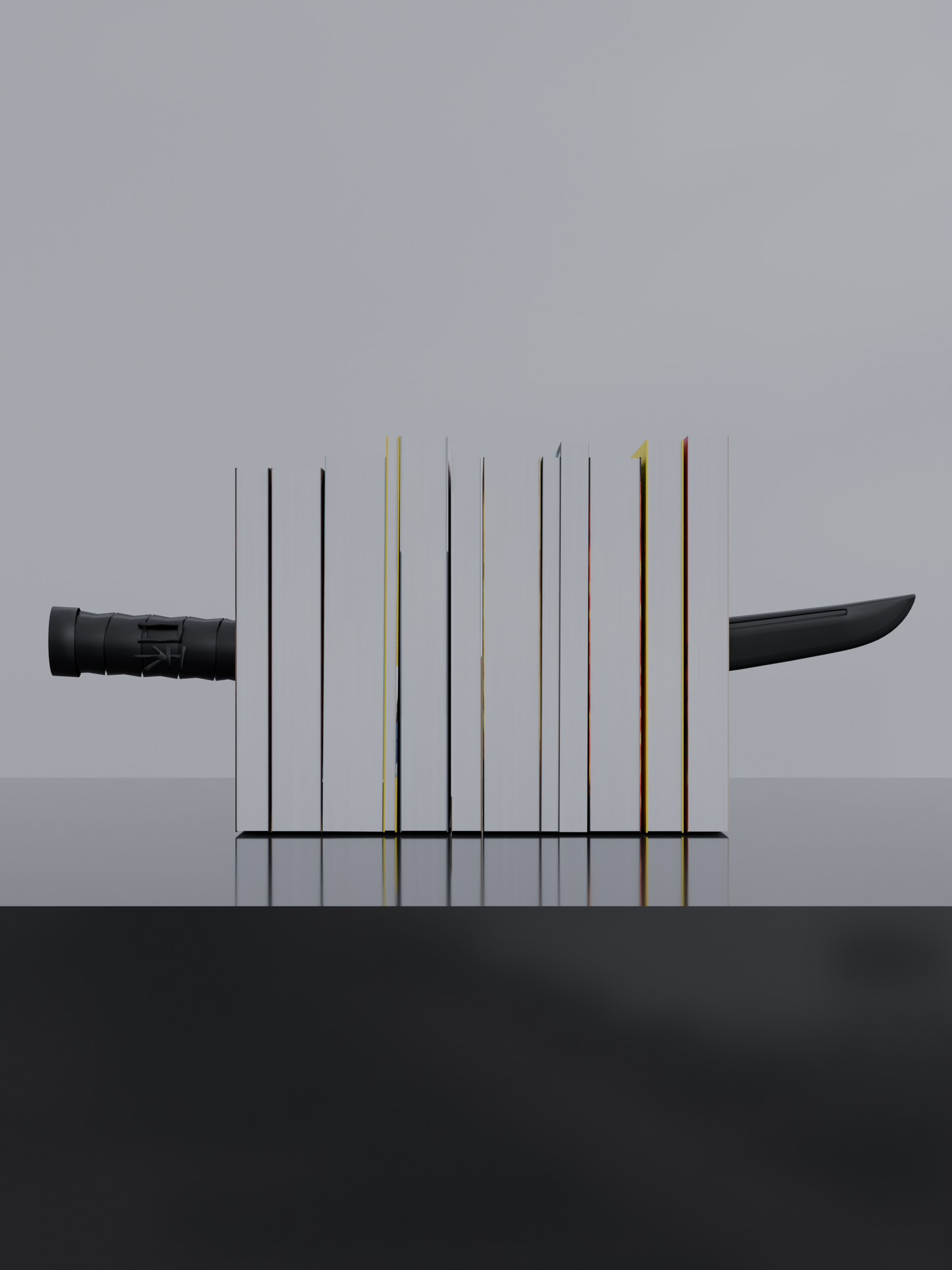 Samurai Bookend "Katana"